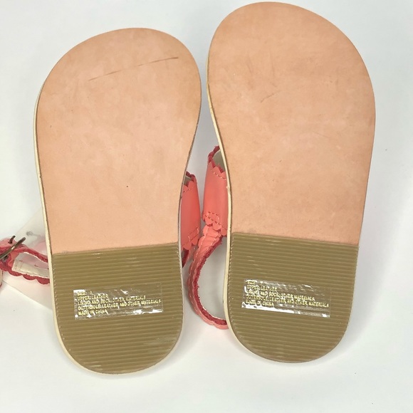 Janie and Jack Butterfly Garden Leather Sandals - Picture 6 of 7